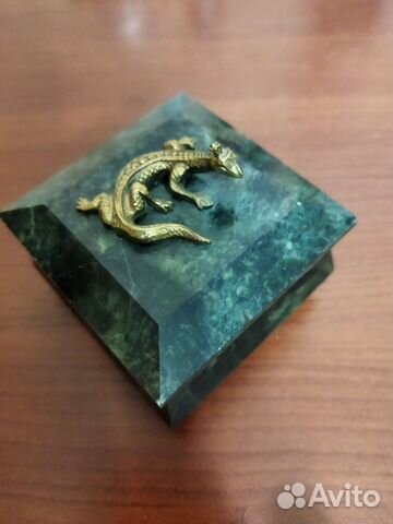 Шкатулка натуральный камень