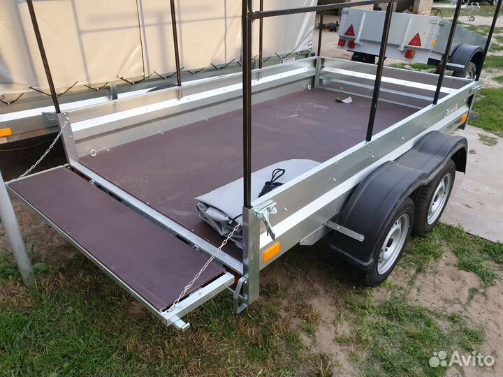 Прицеп оцинк. двуосный 2.6х1.5м