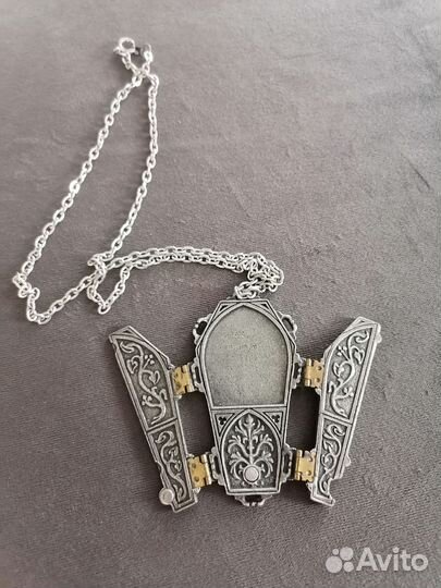 Колье, подвеска гроб, анх, кулон светящийся