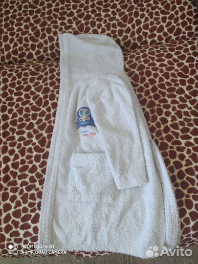 Детский махровый халат