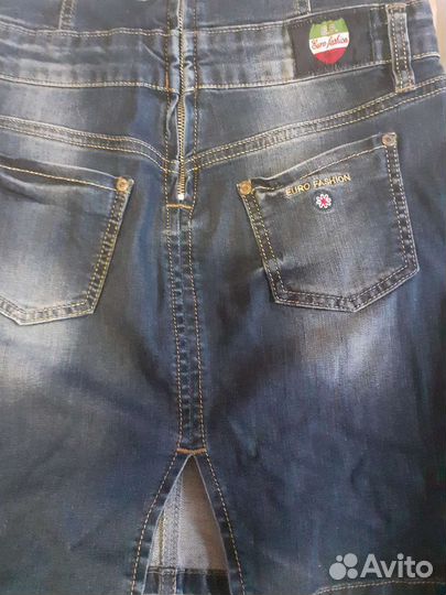 Джинсовый сарафан 42-44р