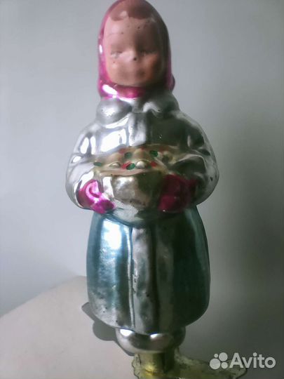 Елочные игрушки СССР на прищепке Даренка