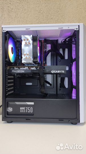 Игровой пк Intel Xeon 2670v3 + RX 6600 8 gb