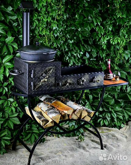 Шикарный мангал сталь 4 мм