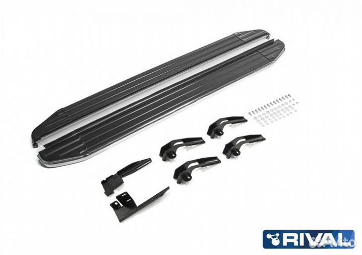 Пороги-подножки Opel Antara 2010-2015 Premium