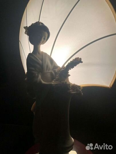 Лампа настольная винтаж италия