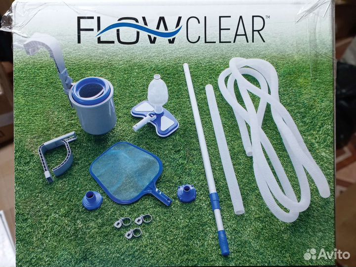 Набор для чистки бассейна с скиммером Bestway58237