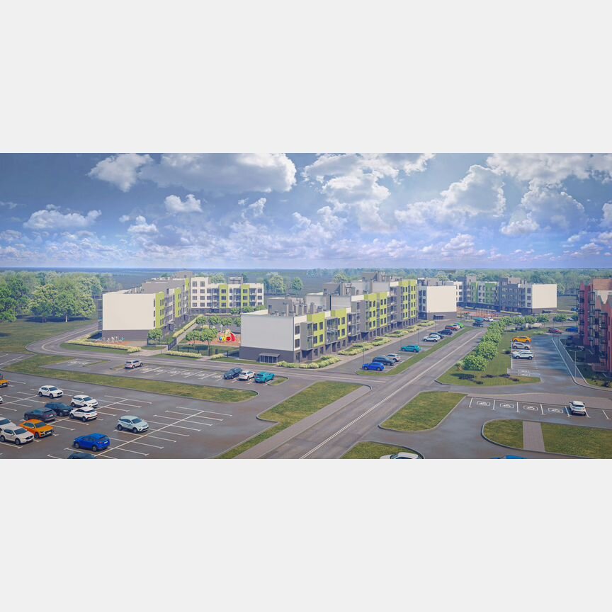 1-к. квартира, 39,4 м², 1/5 эт.