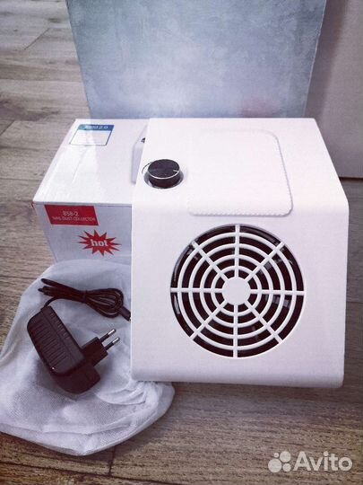 Настольный пылесос для маникюра Nail dust 858-2