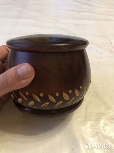 Деревянная емкость - шкатулка времени СССР