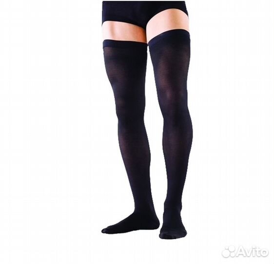 Чулки компрес. 1кл муж черн Orto 4214 р-р XL