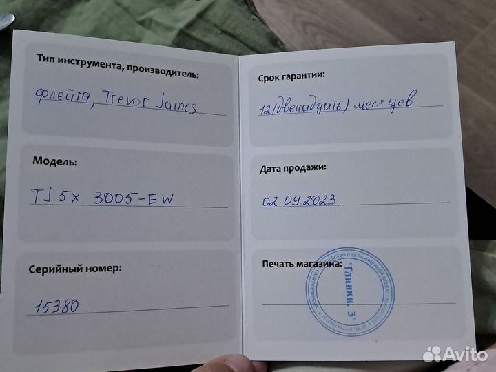 Флейта поперечная