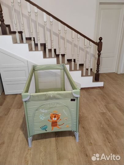Детская кровать манеж с матрасом