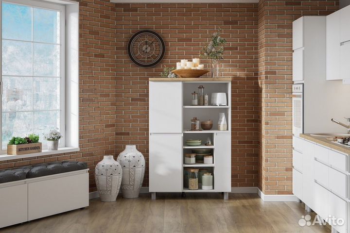 Кухня белая 3 метра в наличии