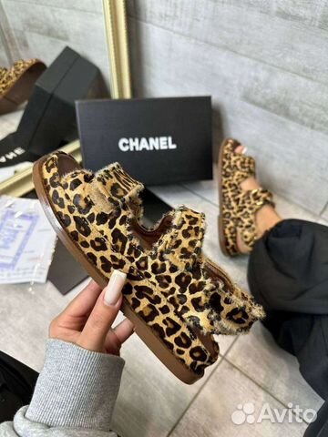 Сандали Chanel LUX Леопардовые объявление продам