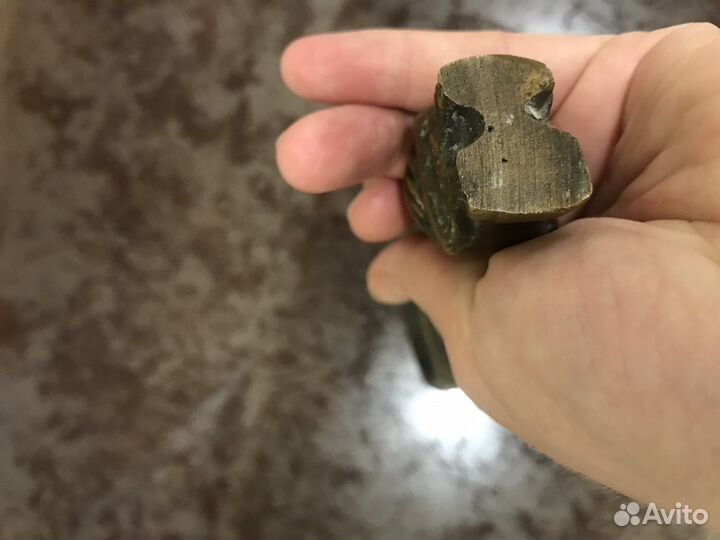 Зеркало антиквариат, ручное латунное