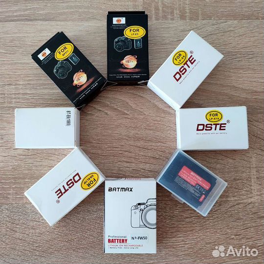 Новые аккумуляторы Canon, Sony, Nikon