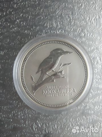 Монета 1 доллар 2003 Австралийская кукабарра
