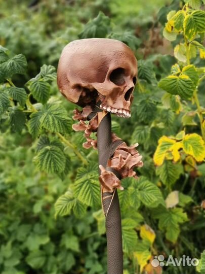 Посох с черепом, посох шамана, посох для костюма