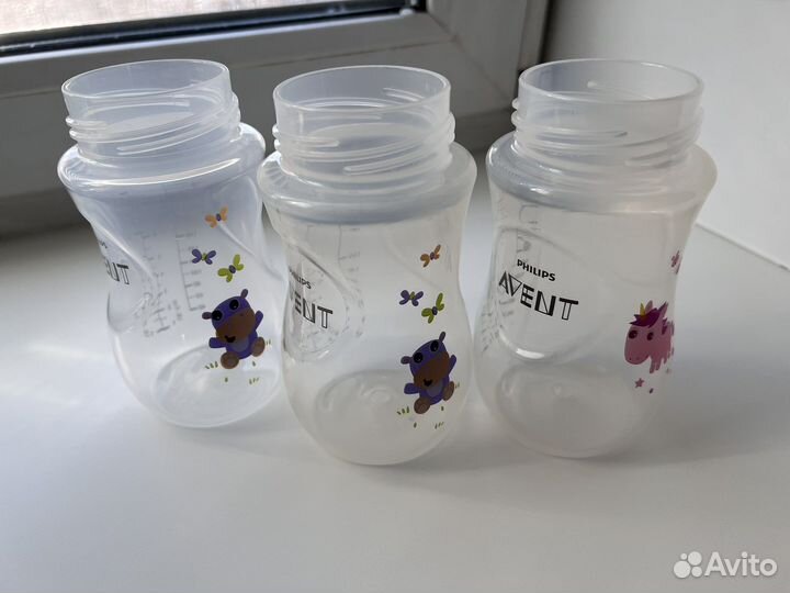 Соски и бутылочки Avent