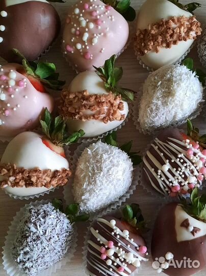 Клубника в шоколаде набор