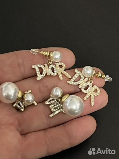 Серьги Диор