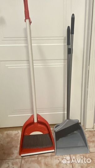 Швабра и щетка с совком