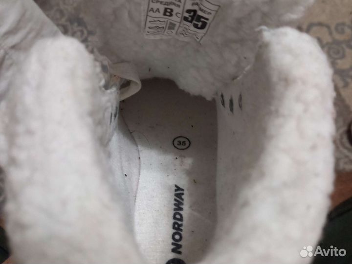Коньки детские nordway 35 размер