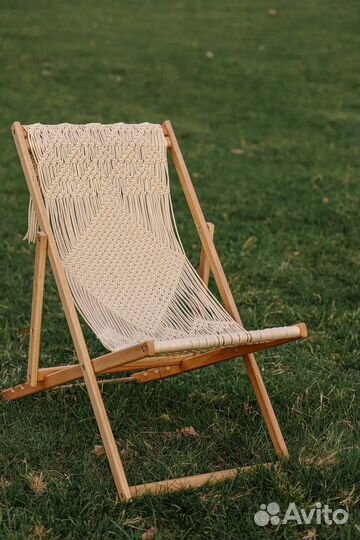 Шезлонг для дачи