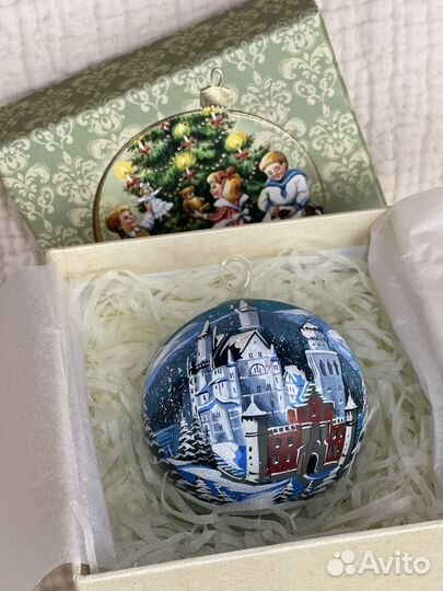 Елочные игрушки фабри Ариель шар