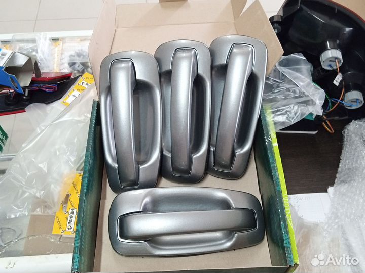 Дверные ручки,на приору 2110 2112 цвет Серый кварц