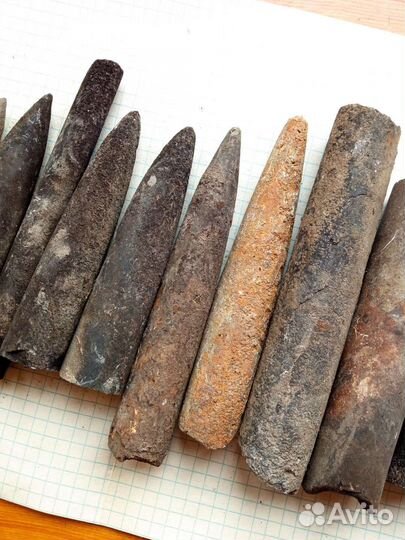 Белемниты, большие, коллекционные