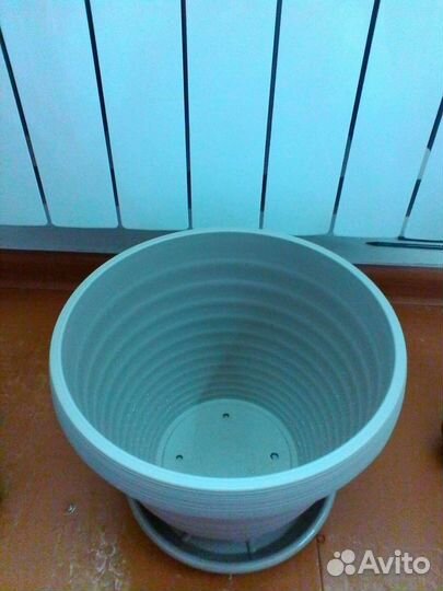 Большой цветочный горшок толедо новый