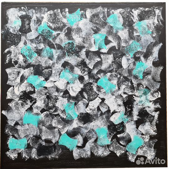 Картина Акрил на холсте 100х100 см