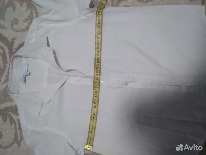 Рубашка белая для мальчика 146 см