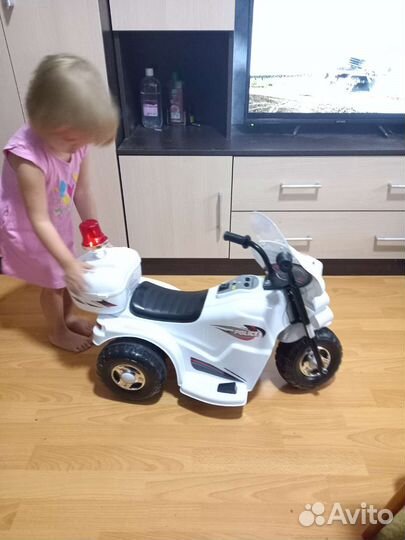 Детский мотоцикл на аккумуляторе бу