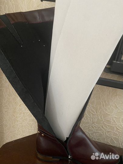 Сапоги демисезонные женские 38 натуральные