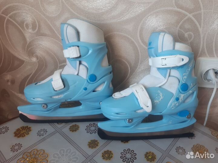 Коньки детские раздвижные 30-33 размер