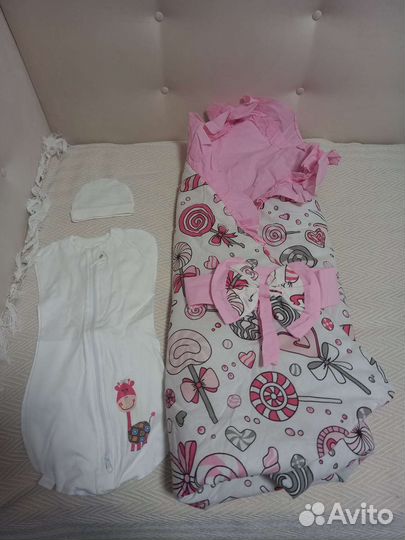 Конверт на выписку для девочки весна