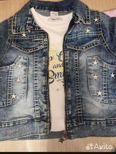 Вещи пакетом для девочки 86 92