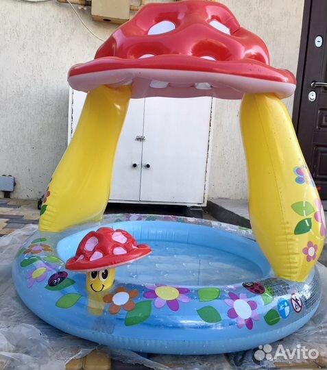 Детский надувной бассейн intex