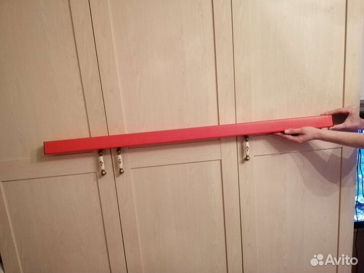 Футляр пластик, 5х5х108 см. 2 крышки