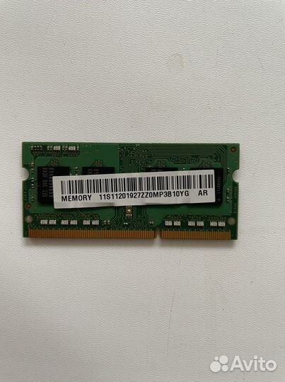 Оперативная память 4GB 1Rx8 PC3-128OOS-11-111B2