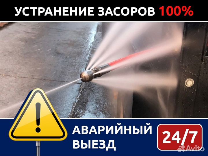 Гидродинамическая Прочистка канализации