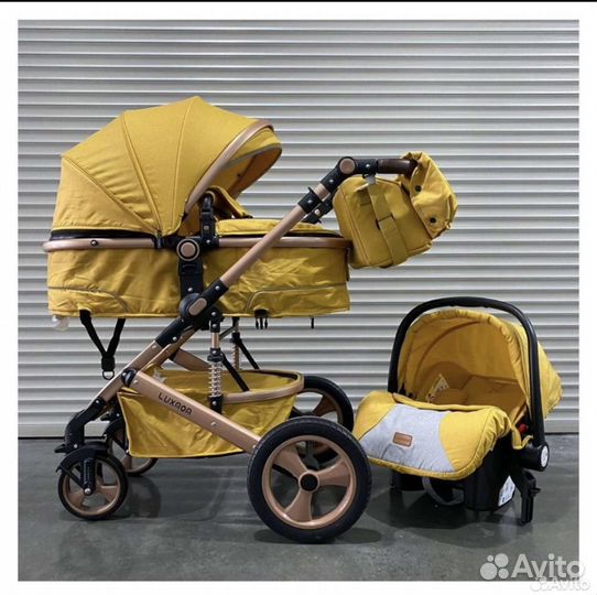 Коляска 3 в 1 Люксмам 518, новая