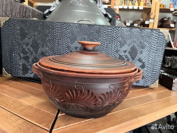 Шашлычница глиняная