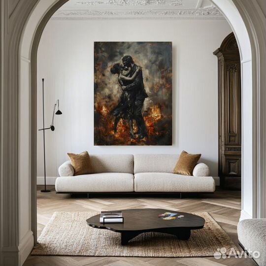 Картина маслом Любовь премиум