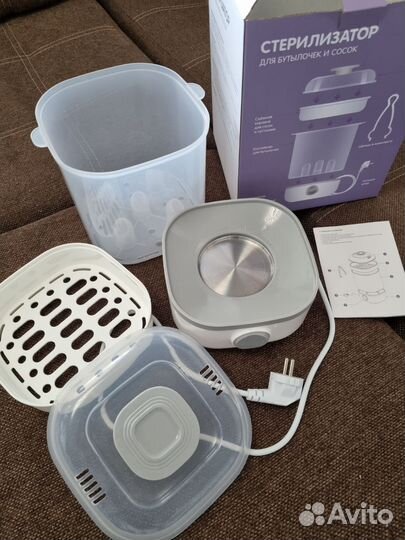 Стерилизатор для бутылочек baby go + ёршик