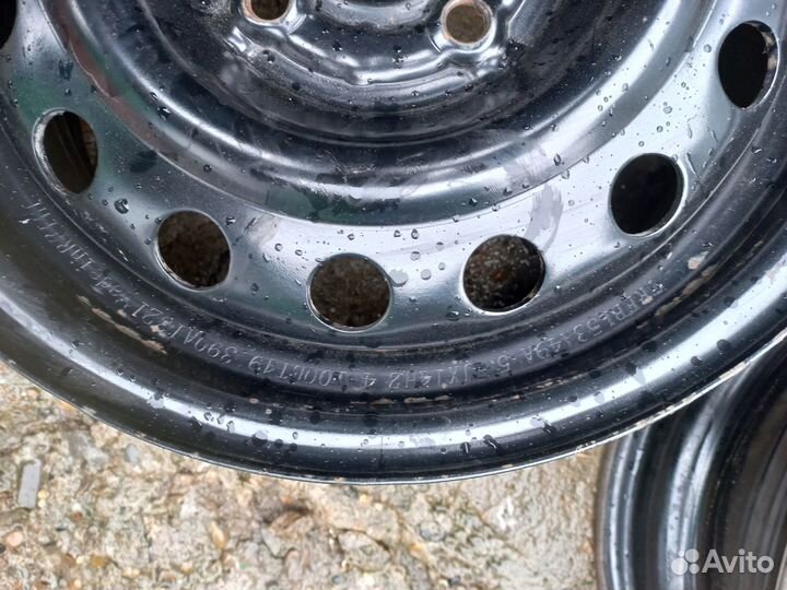 Диски штампованные r14 nexia