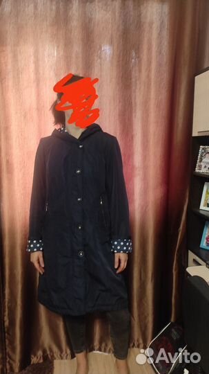Плащ женский утеплённый (пальто), размер 50